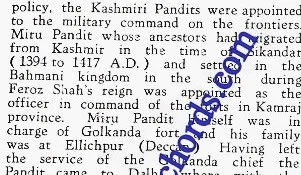 Miru Pandit:  Guardian of Kashmir’s Legacy during Mughal Era