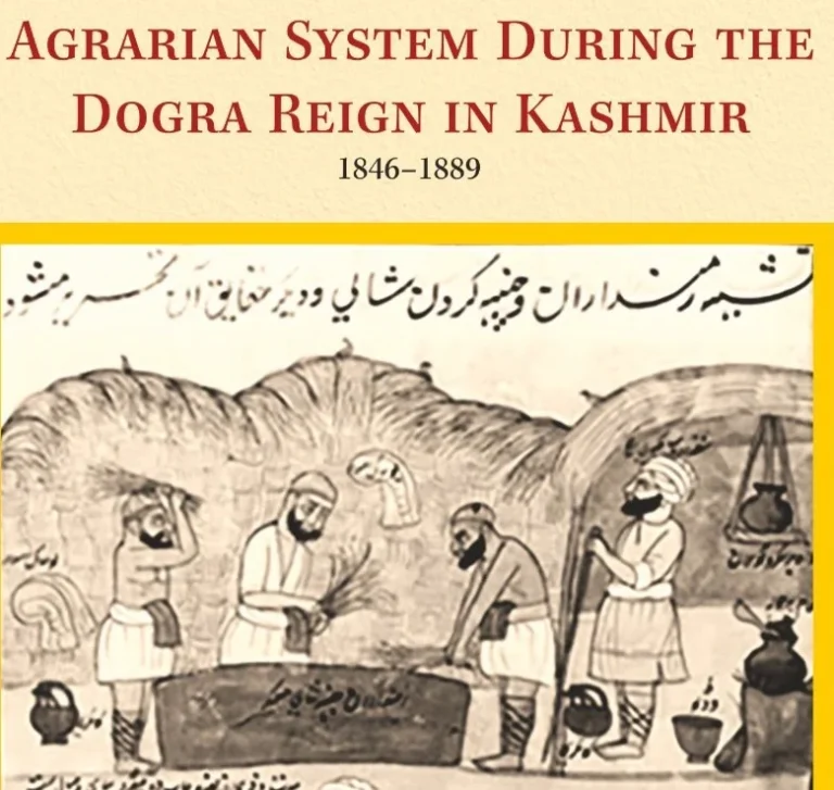 New Book Release: A Study of Kashmir’s Agrarian System in Transition
